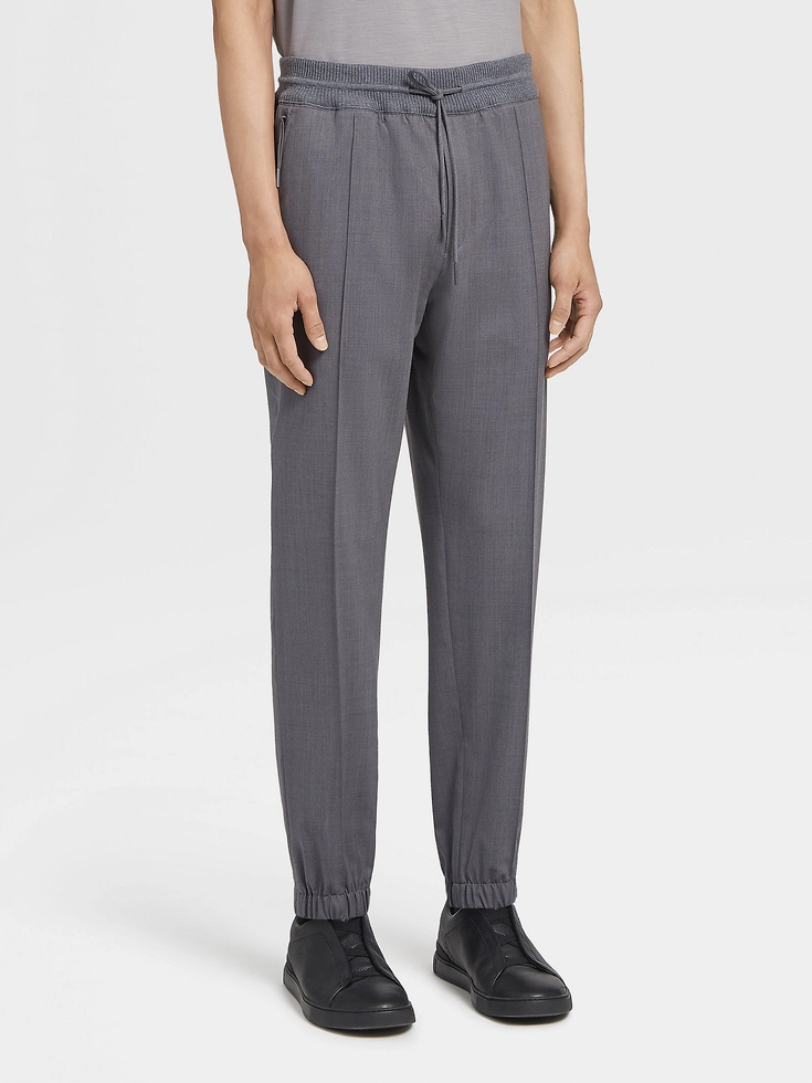 Pantaloni da jogging in lana ad alte prestazioni™ grigio mélange