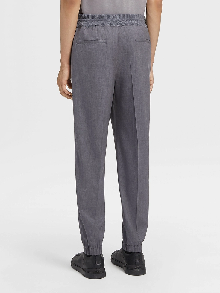 Pantaloni da jogging in lana ad alte prestazioni™ grigio mélange Pantaloni da jogging in lana ad alte prestazioni™ grigio mélange