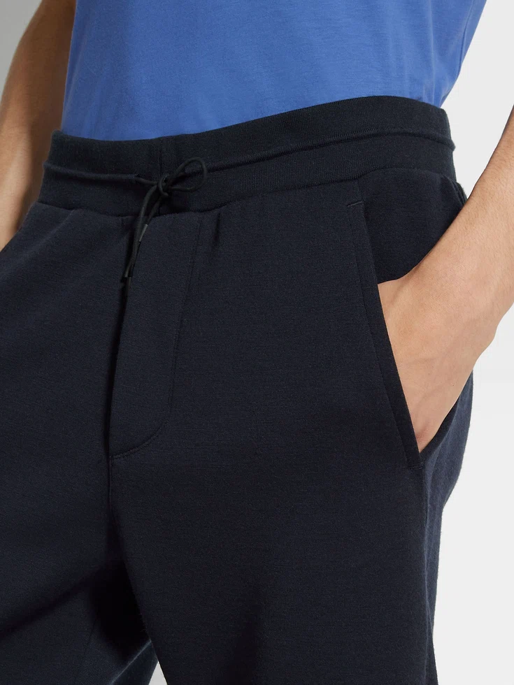 Pantaloni da jogging in misto lana ad alte prestazioni™ blu navy