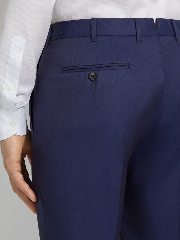 Pantaloni in lana Centoventimila blu