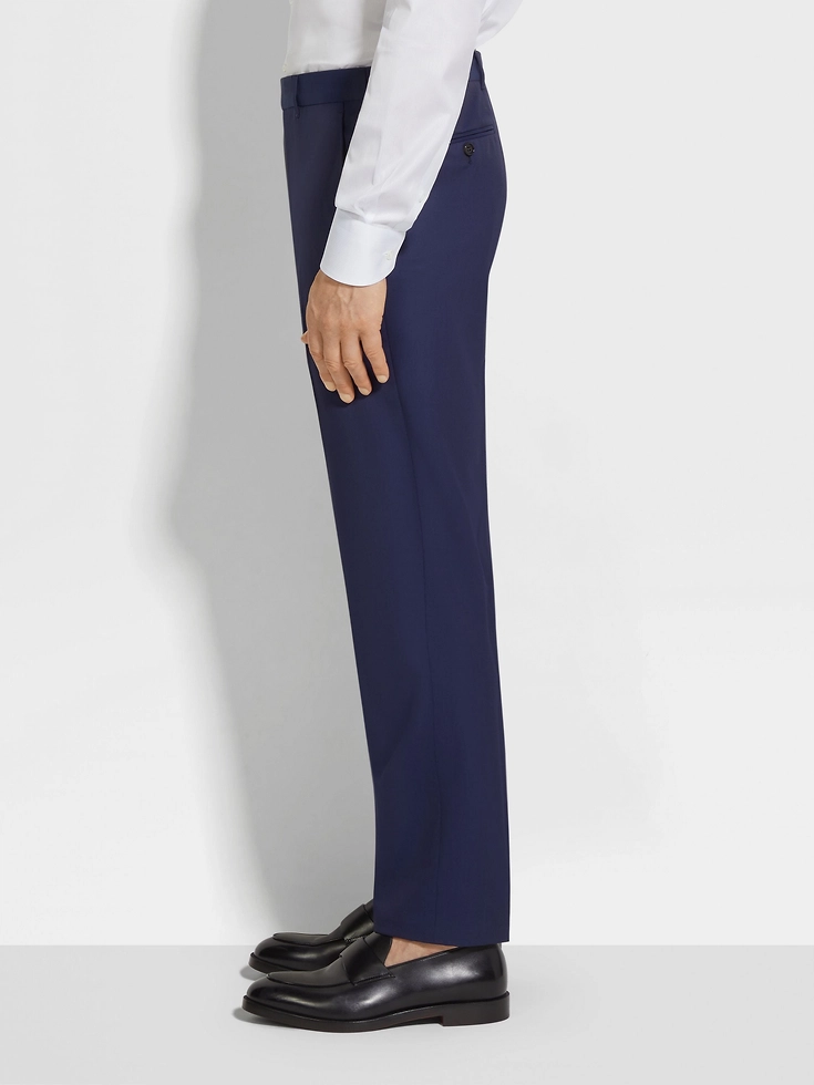 Pantaloni in lana Centoventimila blu Pantaloni in lana Centoventimila blu
