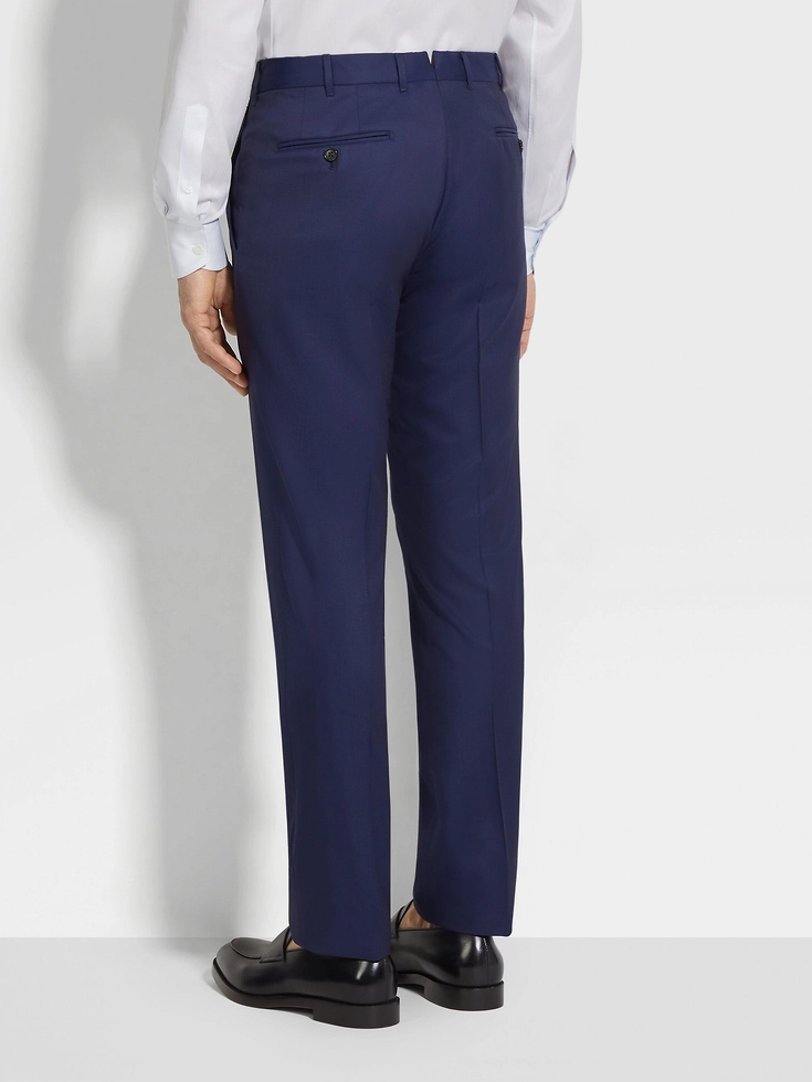 Pantaloni in lana Centoventimila blu Pantaloni in lana Centoventimila blu