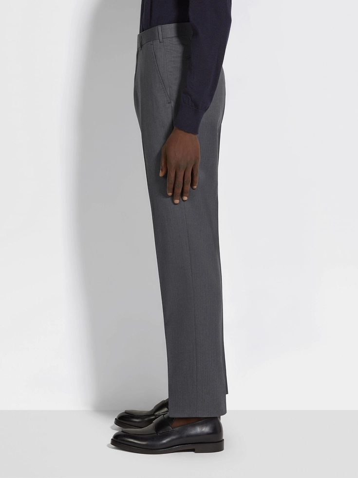 Pantaloni in lana Centoventimila grigi Pantaloni in lana Centoventimila grigi