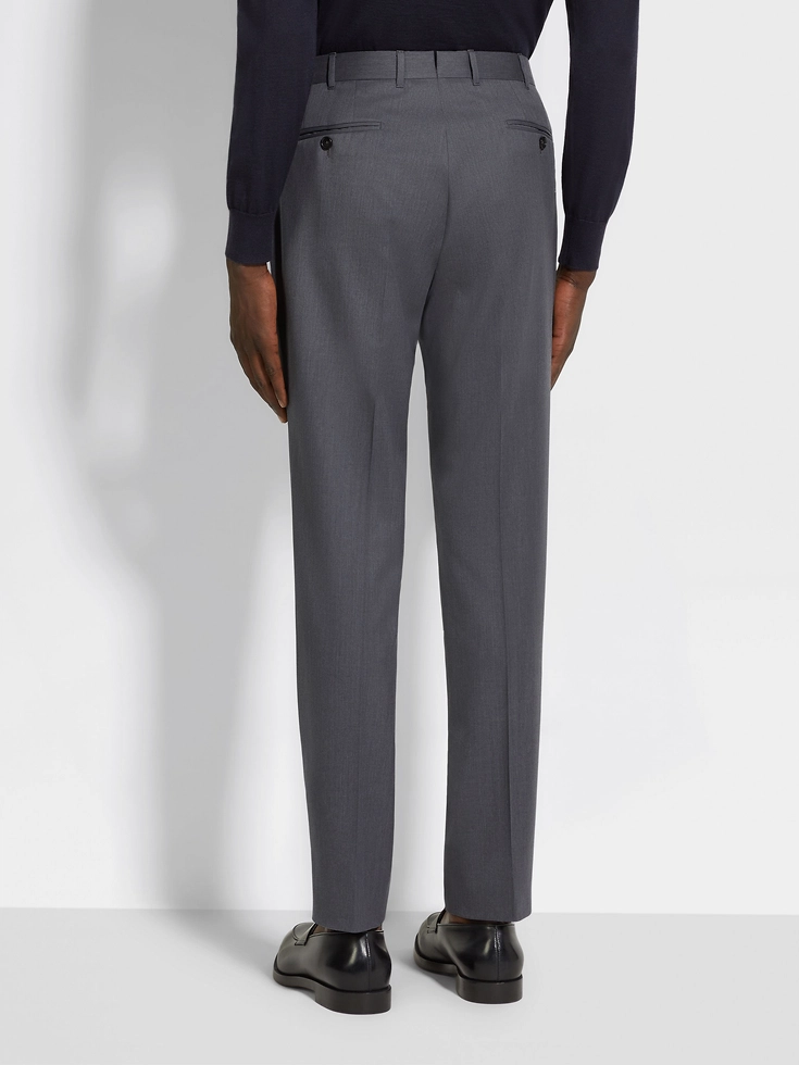 Pantaloni in lana Centoventimila grigi Pantaloni in lana Centoventimila grigi