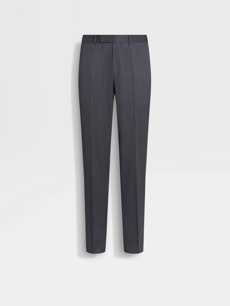 Pantaloni in lana Centoventimila grigi