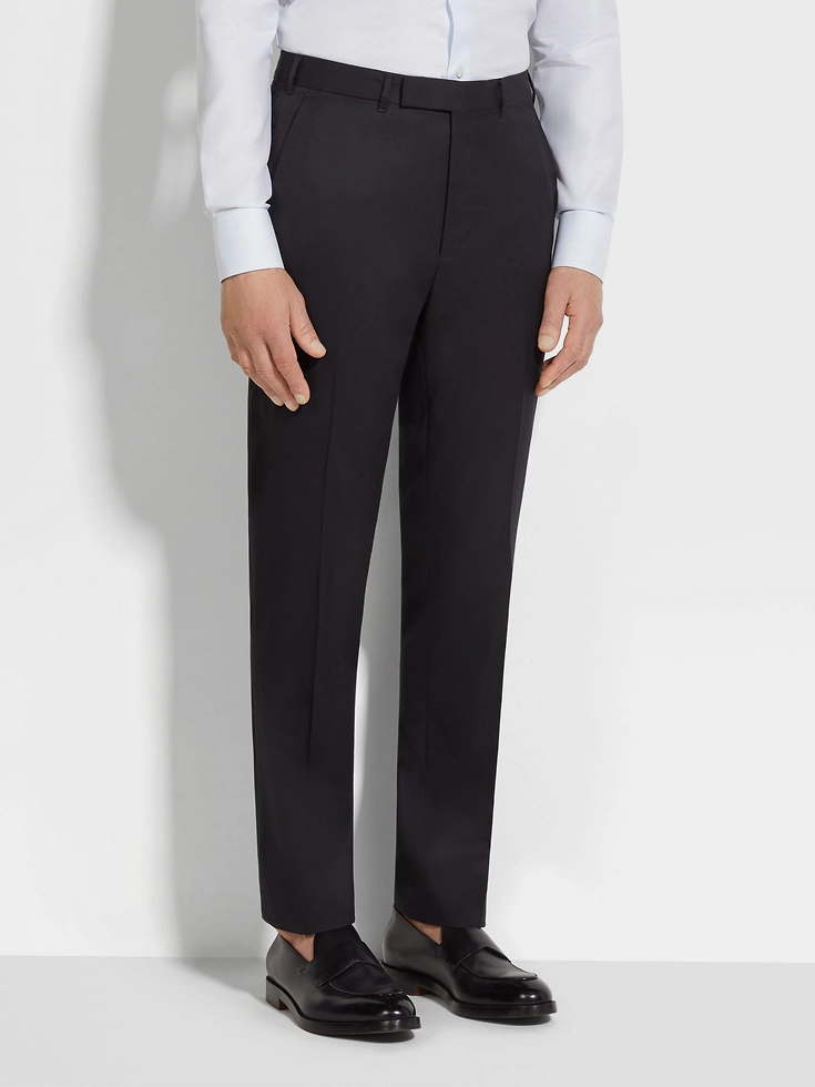 Pantaloni in lana Centoventimila neri Pantaloni in lana Centoventimila neri