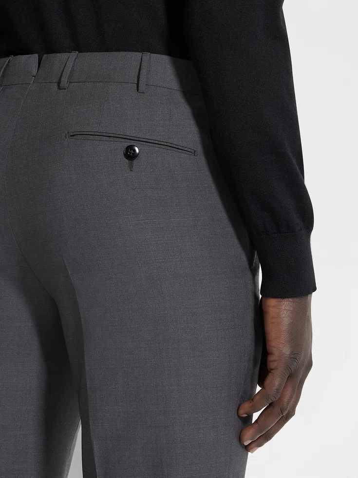 Pantaloni in lana ad alte prestazioni™ grigio scuro