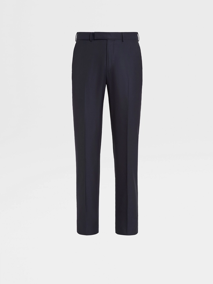 Pantaloni in lana blu navy 15milmil15