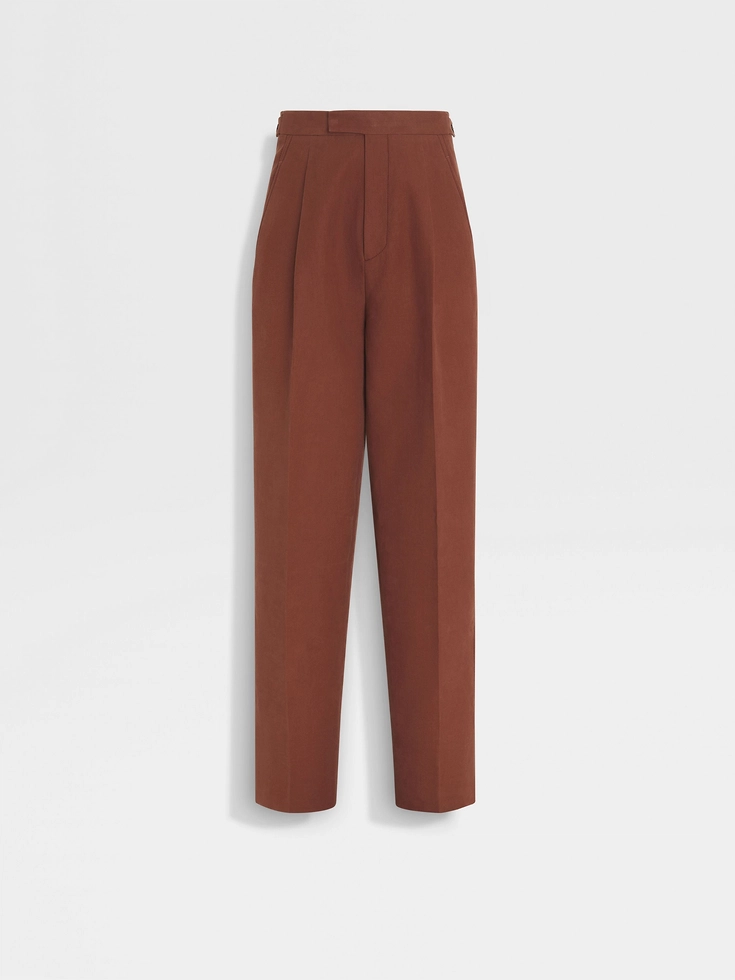 Pantaloni in lino Tobacco Oasi