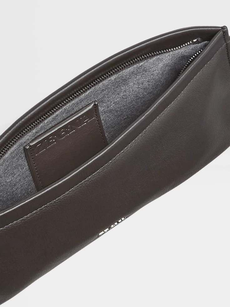 Pochette SECONDSKIN marrone scuro