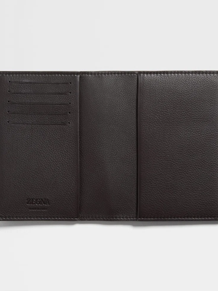 Portapassaporto SECONDSKIN marrone scuro