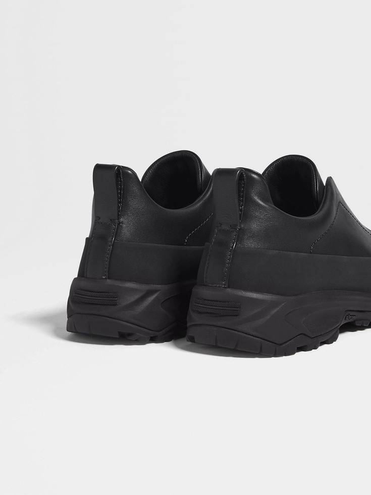 Sneakers Monte Triple Stitch™ in pelle nera
