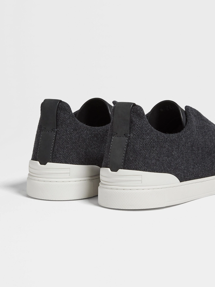 Sneakers Oasi Cashmere Triple Stitch™ grigio scuro
