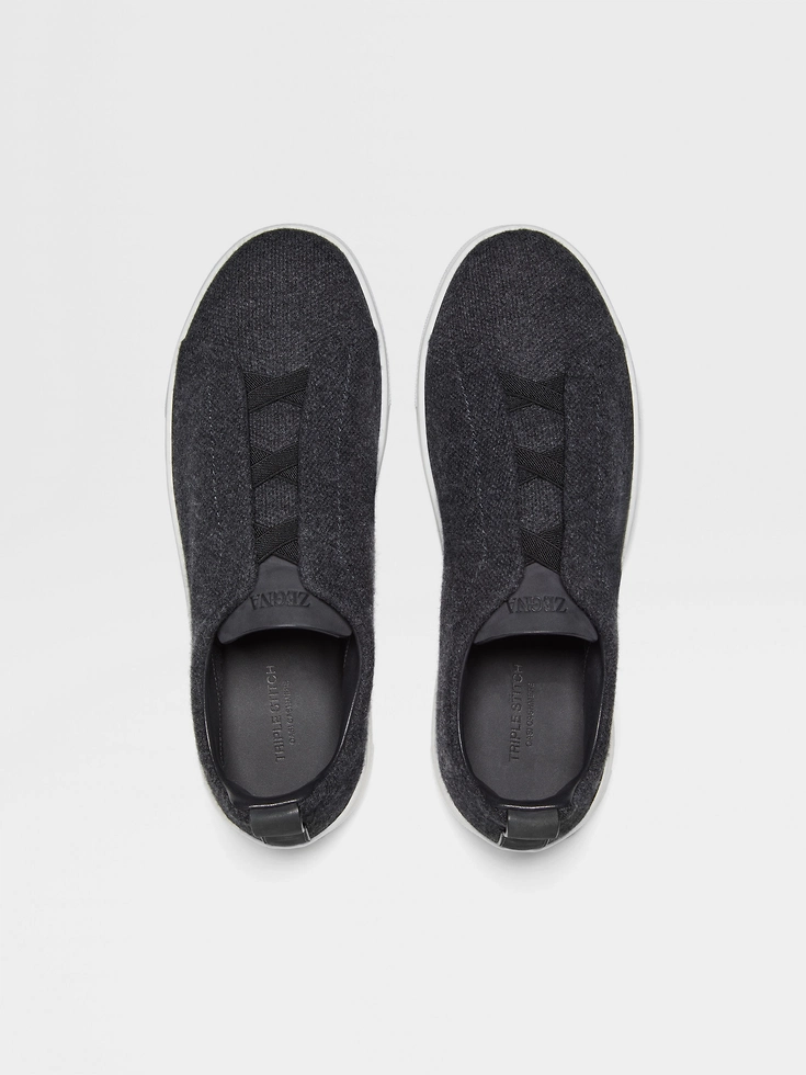 Sneakers Oasi Cashmere Triple Stitch™ grigio scuro Sneakers Oasi Cashmere Triple Stitch™ grigio scuro