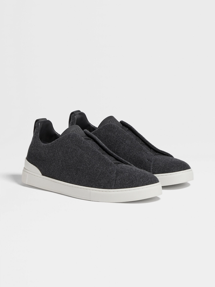 Sneakers Oasi Cashmere Triple Stitch™ grigio scuro