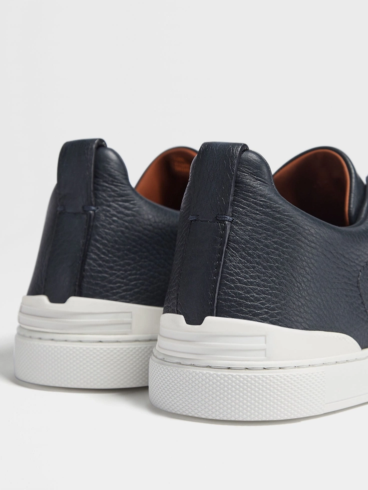 Sneakers Triple Stitch™ in pelle di cervo blu navy Sneakers Triple Stitch™ in pelle di cervo blu navy