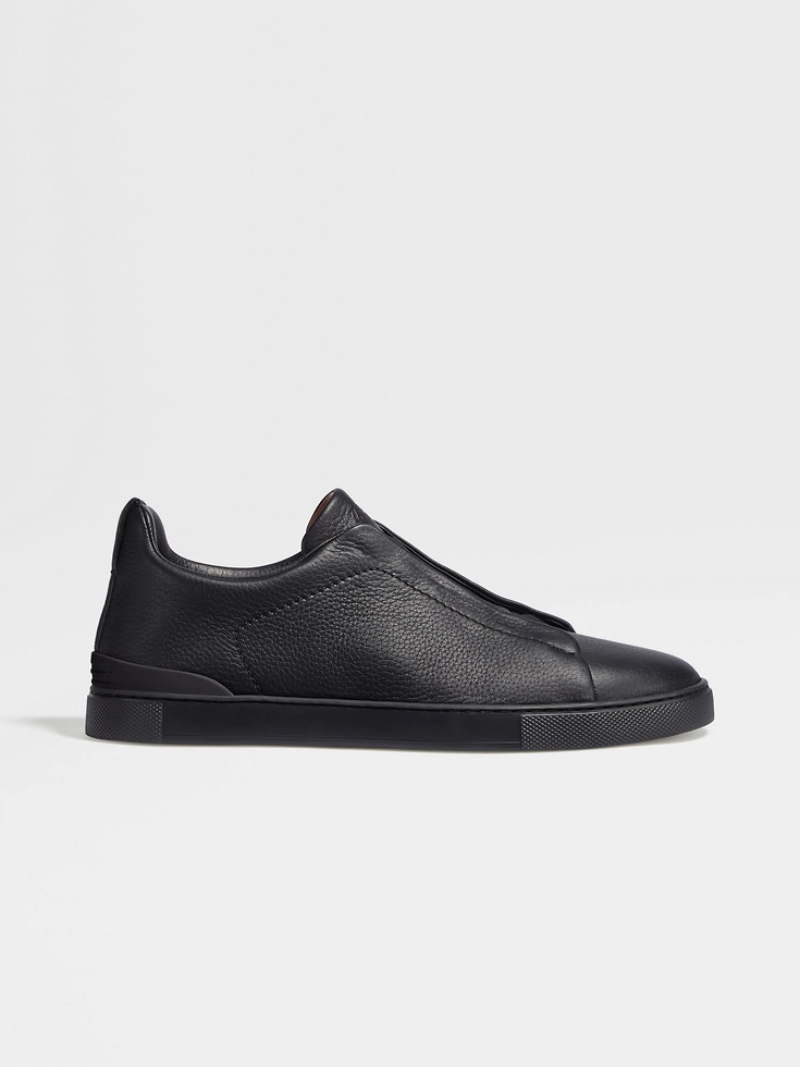 Sneakers Triple Stitch™ in pelle di cervo nera Sneakers Triple Stitch™ in pelle di cervo nera