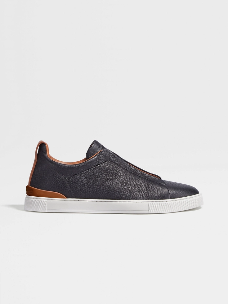 Sneakers Triple Stitch™ in pelle di cervo nera Sneakers Triple Stitch™ in pelle di cervo nera