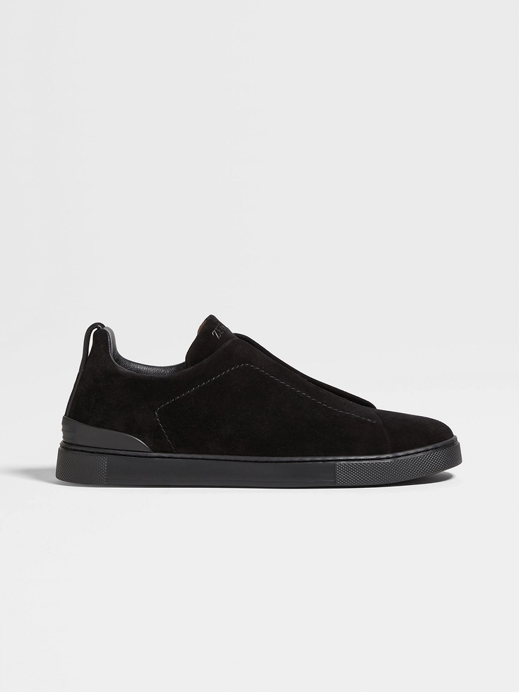 Sneakers Triple Stitch™ in pelle scamosciata nera Sneakers Triple Stitch™ in pelle scamosciata nera