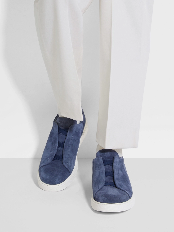 Sneakers Utility Blue Suede Triple Stitch™