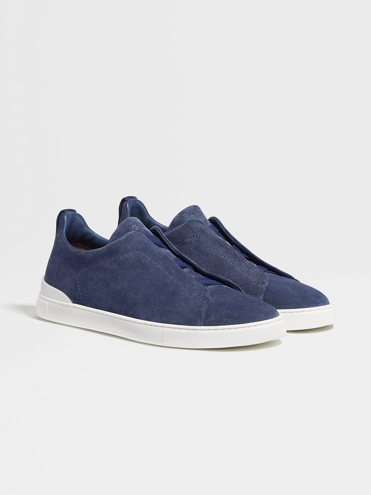 Sneakers Utility Blue Suede Triple Stitch™